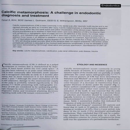 Metamorfose  calcica