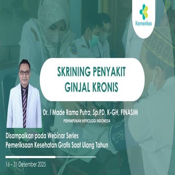 Comprehensive Screening and Management of Chronic Kidney Disease in ...