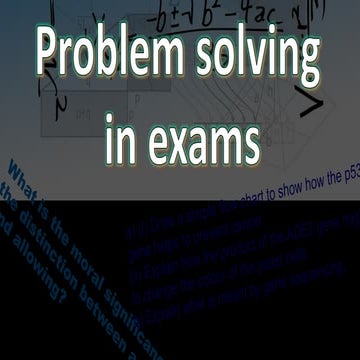 200128 problemsolvinginexams