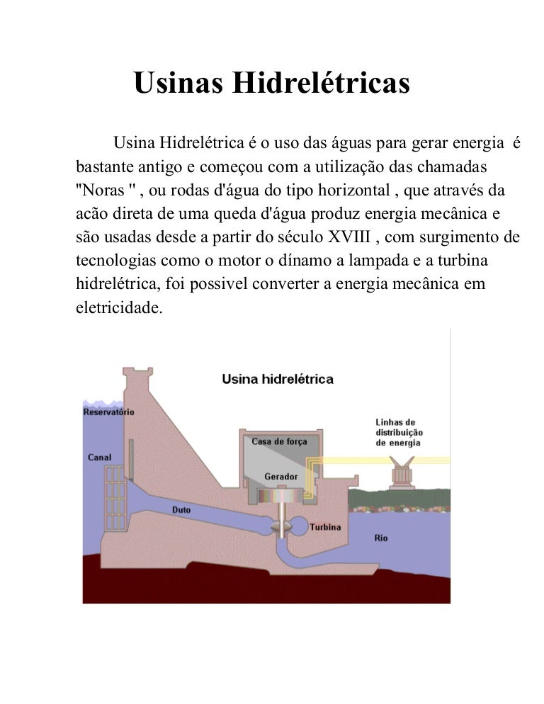 O Funcionamento Das Usinas Apresentadas Nesse Texto Gera Como Impacto