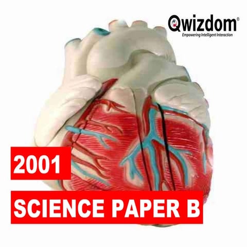 2001 science paper b - qwizdom ppt.