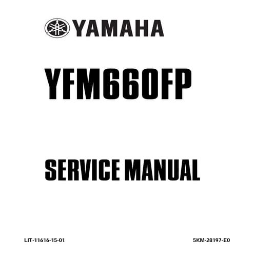 2004 YAMAHA GRIZZLY 660 SERVICE MANUAL PDF visual data 7
