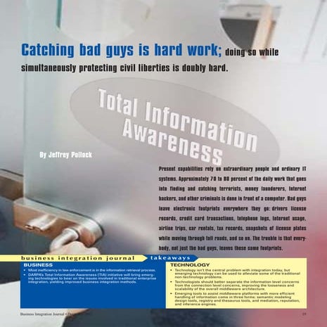Total Information Awareness: Challenges and Technologies in Homeland ...