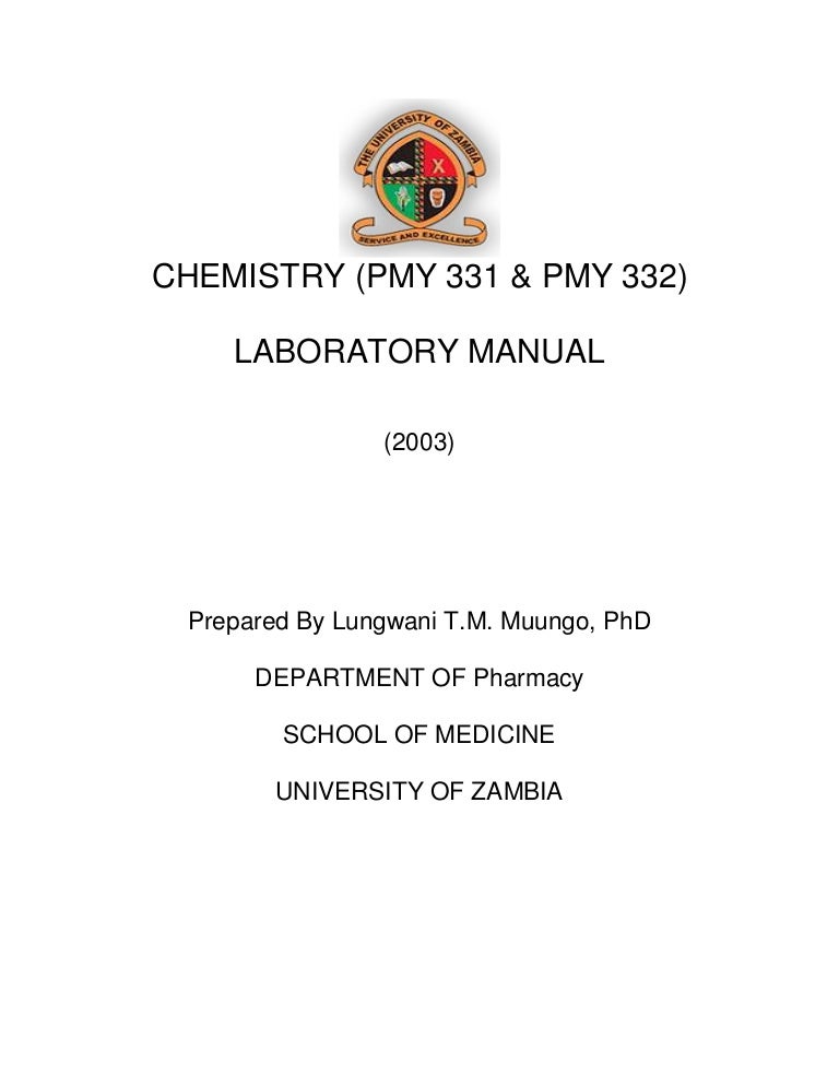 2003 chemistry laboratory manual 1