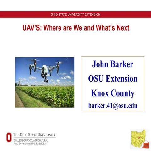John Barker - UAVs: Where Are We And What's Next