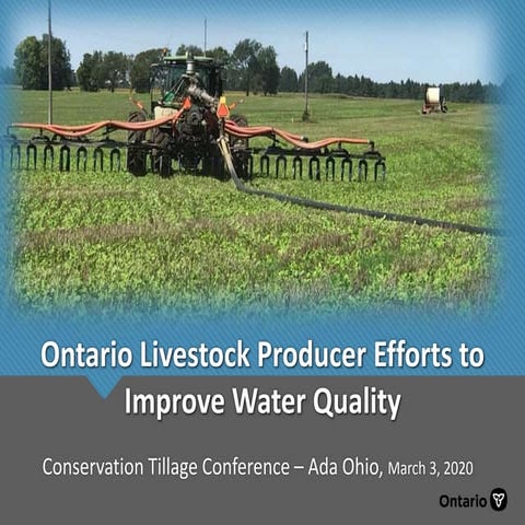 Christine Brown - Canadian Livestock Producers Efforts to Improve Water Quality