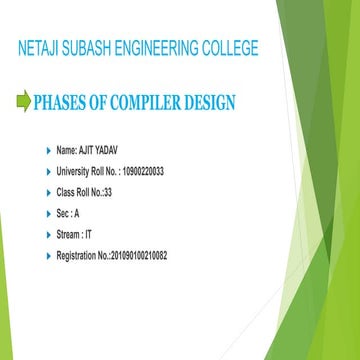 phase of compiler