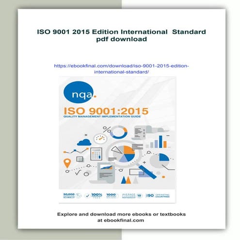 ISO 9001 2015 Edition International  Standard
