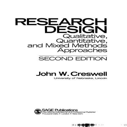 2003 creswell a framework for design