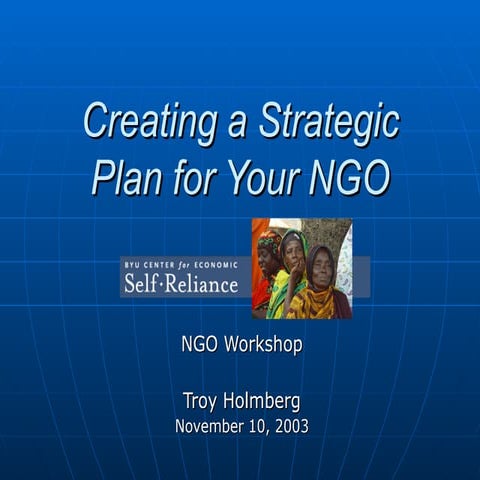 2003 Nov (Troy Holmberg) Biz Plan Presentation.ppt