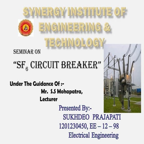 SF6 CIRCUIT BREAKER