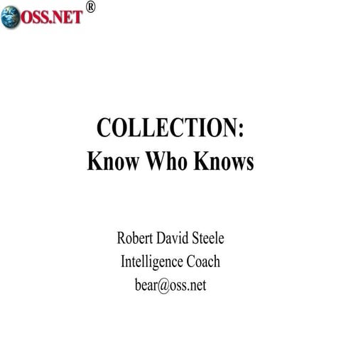 2004 04 collection seminar