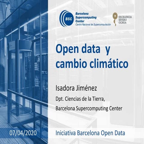 Isadora Christel Jiménez i el Valor de les Dades Obertes per als projectes so...
