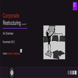 Corporate Restructuring - An overview