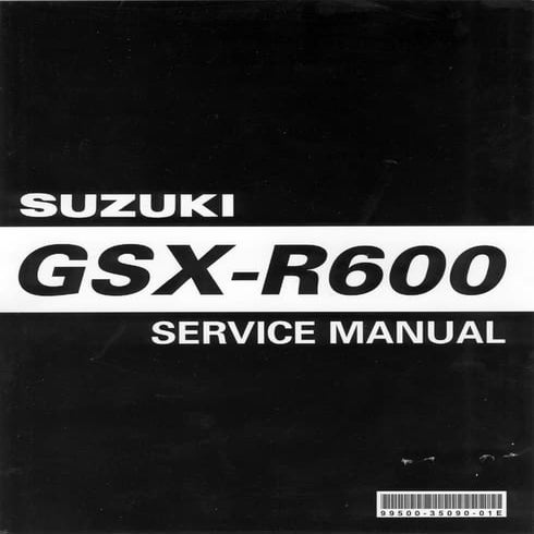 2003 GSXR 600 SERVICE MANUAL PDF visual data 7