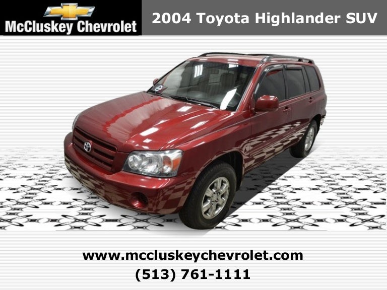 Used 2004 Toyota Highlander SUV Kings Automall Cincinnati, Ohio