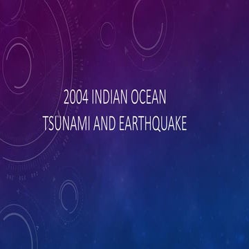 2004 Tsunami