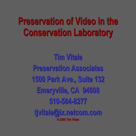 2005 06-12-vitale-emgsession-videopreservation