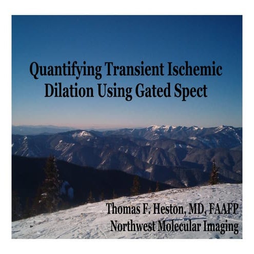 Redefining the Transient Ischemic Dilation Ratio