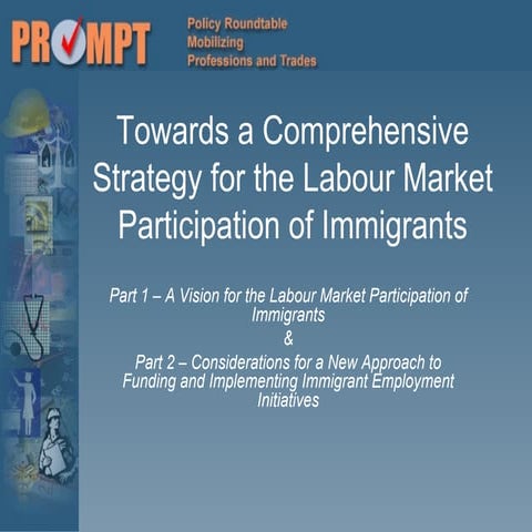 2005 A Vision For The Labour Market Participation Of Immigrants