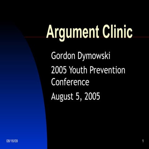 Argument Clinic