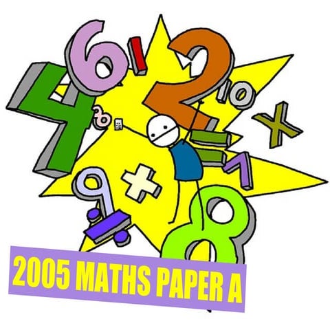 2005 mathematics paper a