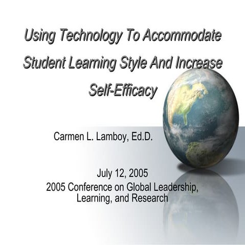 2005 Nova Southeastern University Global Conference
