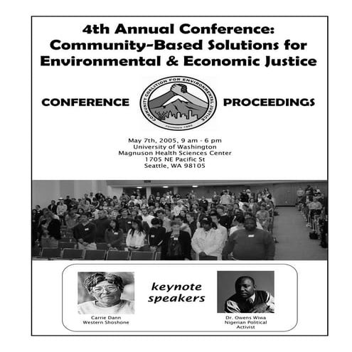 Community-Based Solutions for Environmental & Economic Justice - Magnuson Hea...