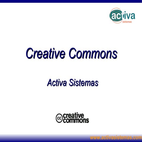 Licencias Creative Commons
