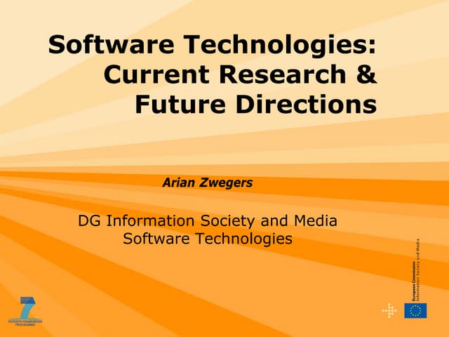 20061025 Current Research & Future Directions in Software Technologies