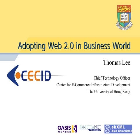 Adopting Web 2.0 in Business World