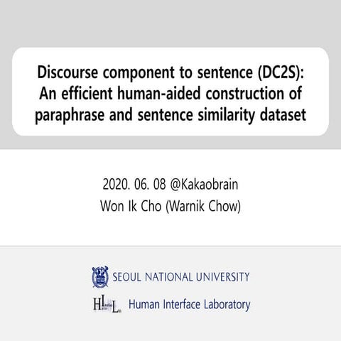 2006 kakao brain NLP colloquium