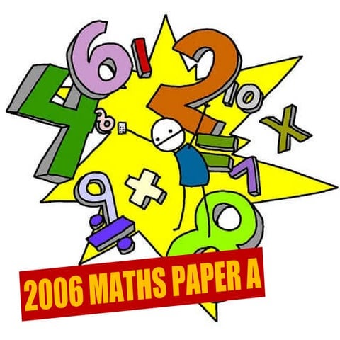 2006 mathematics paper a