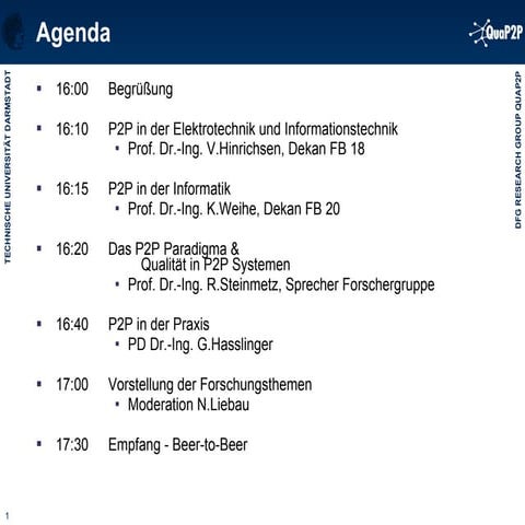 QuaP2P Kickoff Slides 2006