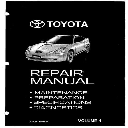 2006 toyota celica service repair manual