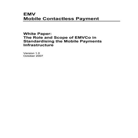 2007 11 - emv mobile contactless payment white paper version 1.0 final