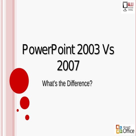 2003-2007 Power Point Differences