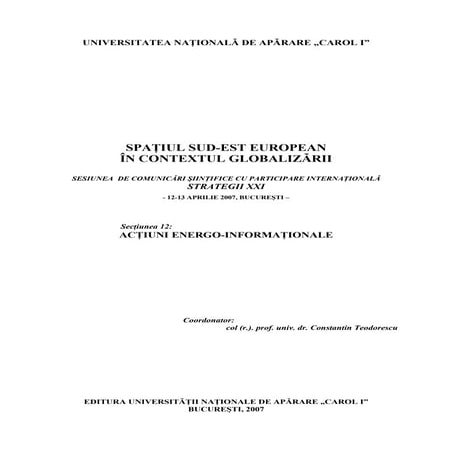 2007  actiuni energoinformationale 2007