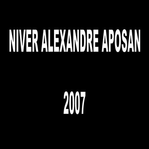 Niver Aposan - 2007