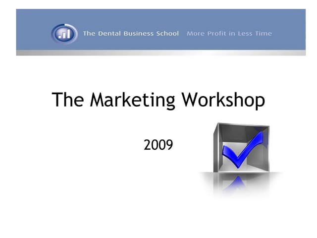 2007   dbs - workshop 4