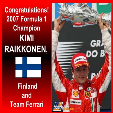 2007 Formula 1 Champion