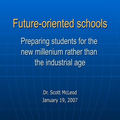 2007 MPS Future-Oriented Schools