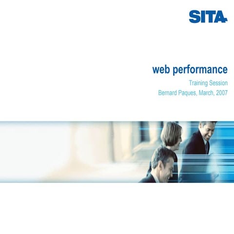 web performance explained to network and infrastructure experts