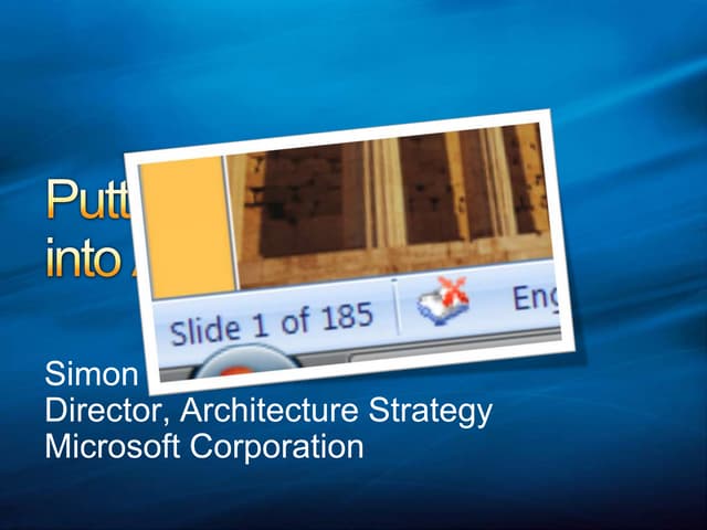 Architectng UX