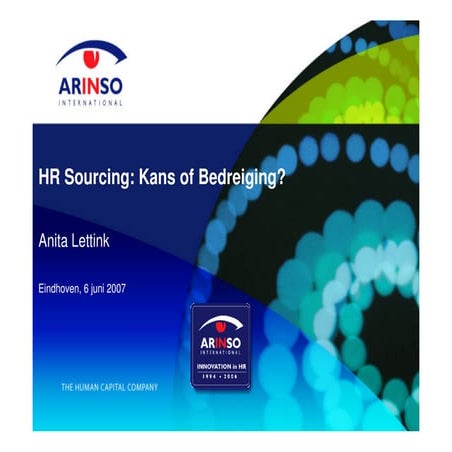 HR Sourcing: Kans of Bedreiging