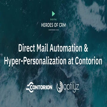 Lara Bröckelt / Florian Menge: Direct Mail Automation & Hyper-Personalization...
