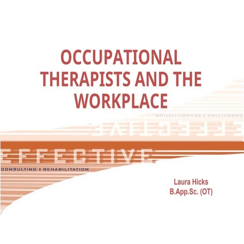 The importance of occupational therapy for autism | PPTX