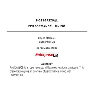 Postgresql Performance