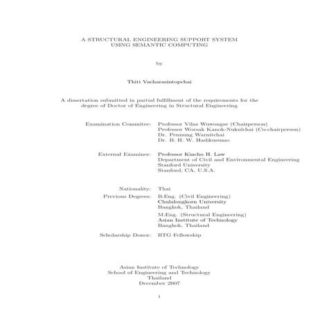 A Structural Engineering Support System using Semantic Computing | PDF