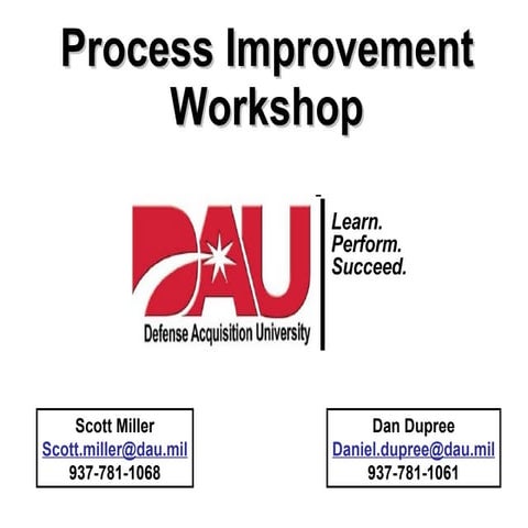 Process Improvement Workshop